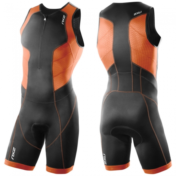 2XU Perform tri suit men 2015 schwarz-orange MT3197d  MT3197d